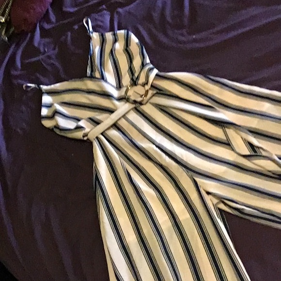 Stripped Jumpsuit - Picture 1 of 5